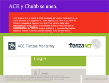 Tablet Screenshot of fianzanet.com.mx